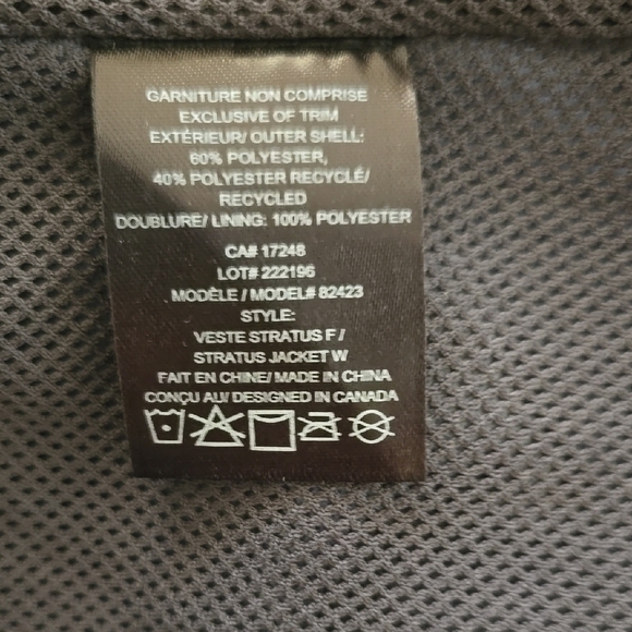 Chlorophylle Stratus Women's Blue Hooded Rain Jacket, Sm, Like New - Picture 8 of 11